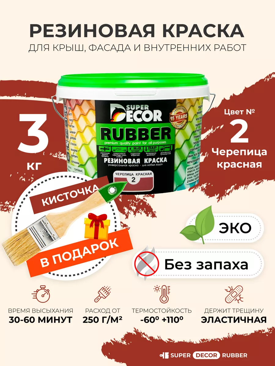 Резиновая краска Супер...