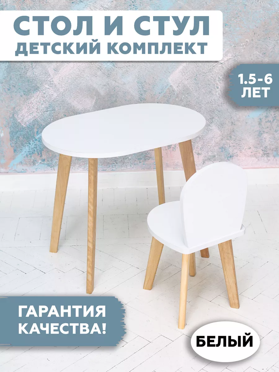 Детский стол и стул RuLes 35637341 купить за 1 526 ₽ в интернет-магазине  Wildberries