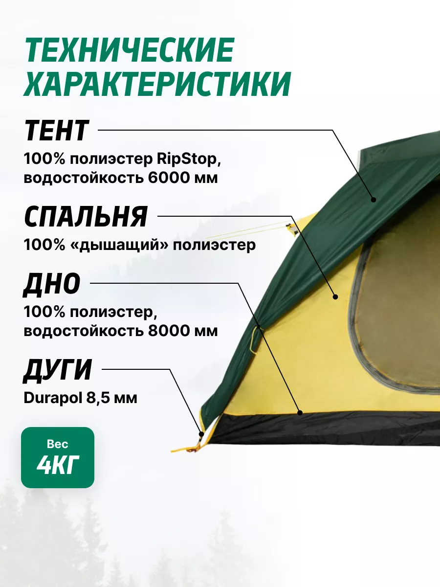 Палатка туристическая 3 местная Scout 3 v2 Tramp 35733565 купить за 12 505  ₽ в интернет-магазине Wildberries