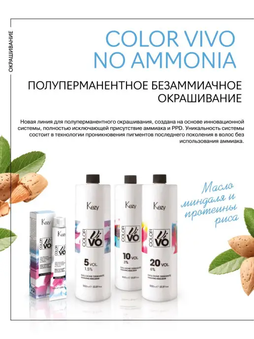 KEZY Эмульсия окисляющая 1.5 % (5vol) для краски COLOR VIVO 1000, вариант, фото 7