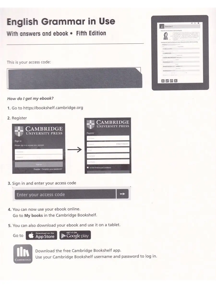 English Grammar in Use Book + Ans, eBook Cambridge University Press  35769118 купить за 3 139 ₽ в интернет-магазине Wildberries