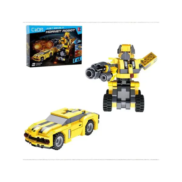 Конструктор инерционный "Автобот", 2 варианта сборки