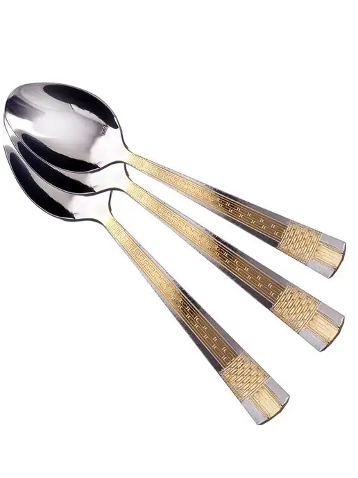 Ложки столовые 6 шт набор из нержавеющей стали - фото 2