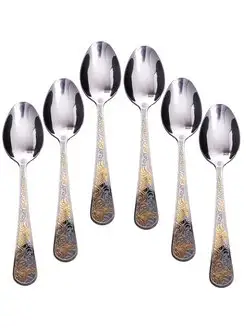 Ложки столовые 6 шт набор из нержавеющей стали