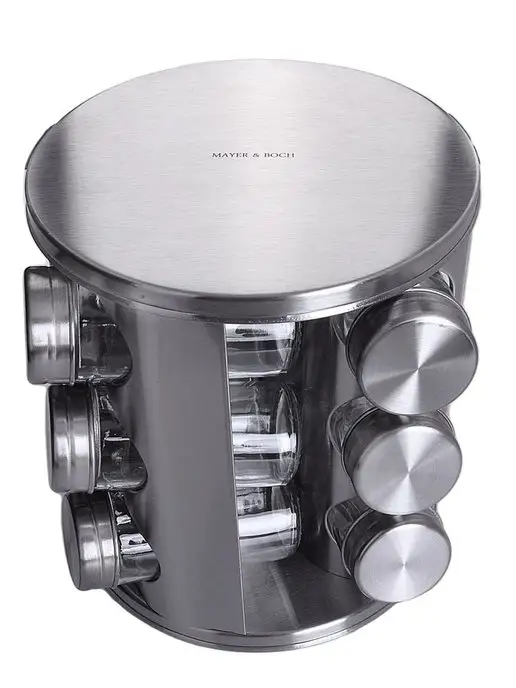 Набор для специй вращающийся с баночками 12 шт - фото 1