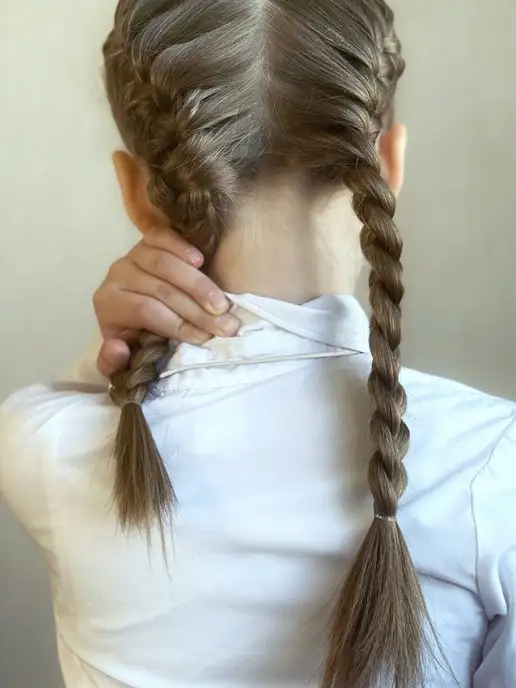 Zosena accessories Галстук-бант школьный "Джейн", бежевый, фото 5