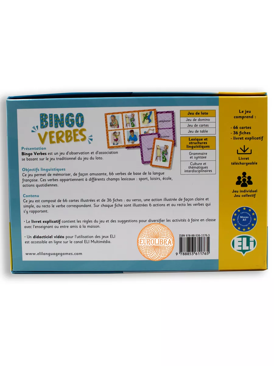 BINGO VERBES [A1-А2] / Игра 