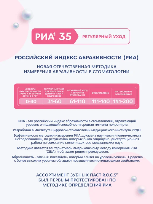 R.O.C.S. Зубная паста с ксилитом для чувствительных зубов PERIODONT 9…, вариант, фото 4