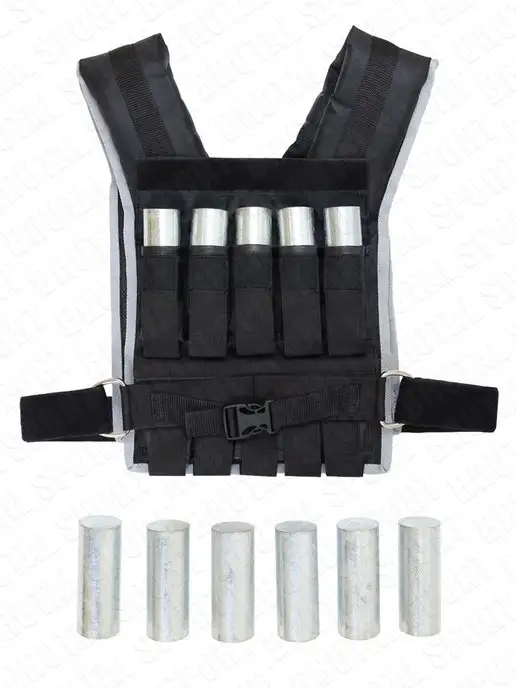 Sportlim Жилет утяжелитель 20 кг, 20 кг, фото 3