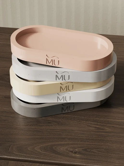 MUSKO Поднос, подставка для ванной Lora S, 20x10 см, глянец, 20x10 см, фото 4