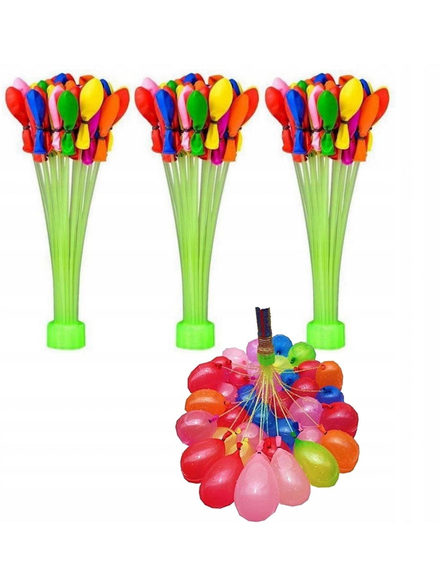 Водные шарики Water Balloons водяные бомбочки 111 шаров COSY 36012842  купить в интернет-магазине Wildberries