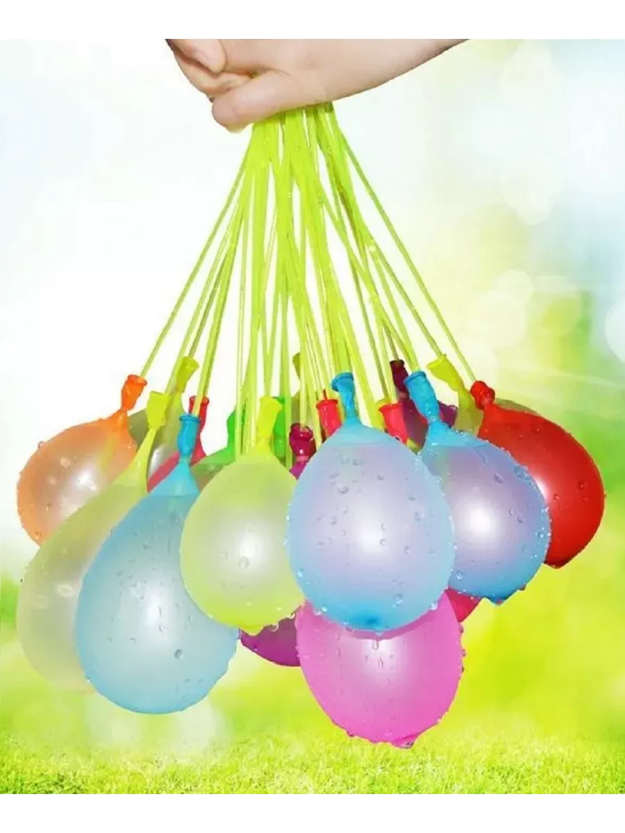 Водные шарики Water Balloons водяные бомбочки 111 шаров COSY 36012842  купить за 397 ₽ в интернет-магазине Wildberries