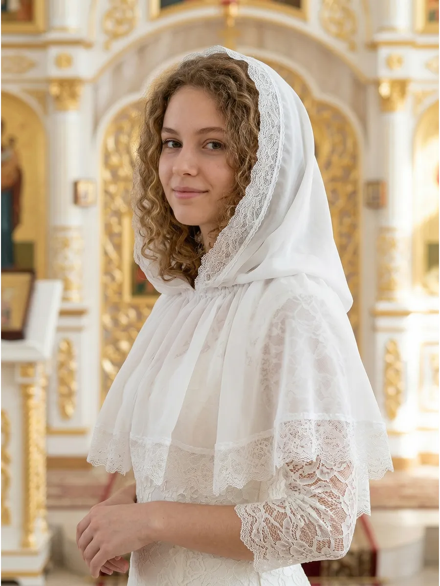 Платок на голову для храма