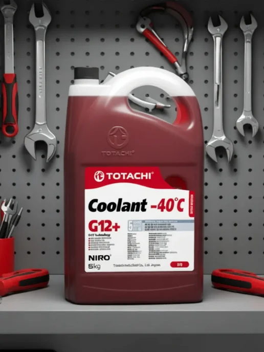 TOTACHI NIRO COOLANT Red -40C G12+ 5кг, 5 кг