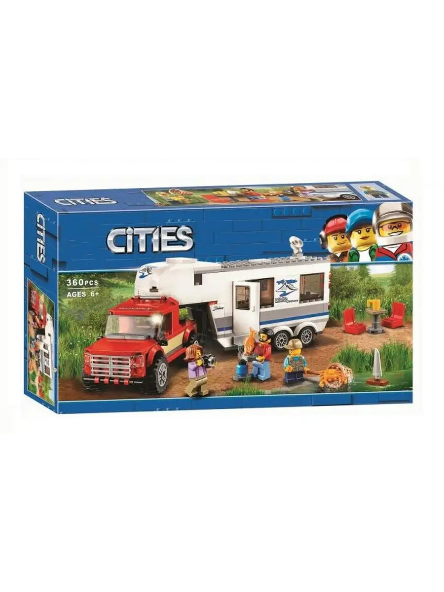 Конструктор пластиковый CITIES Сити Дом на колесах Город LEGO 36135376  купить за 1 425 ₽ в интернет-магазине Wildberries