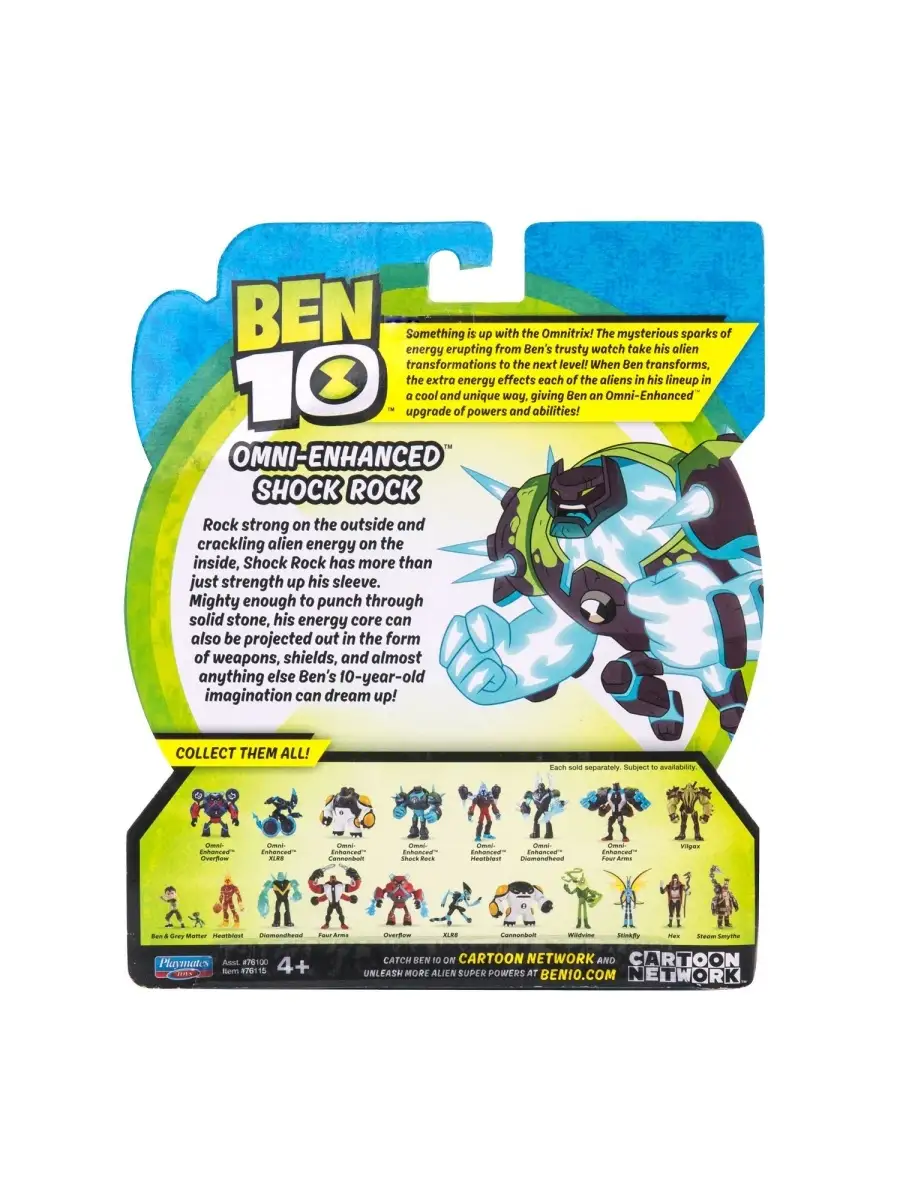 Фигурка Ben 10 Шок Рок Омнимутация/ Бен Тен фигушки игрушки /Бен 10 игрушки  BEN 10 36172836 купить в интернет-магазине Wildberries