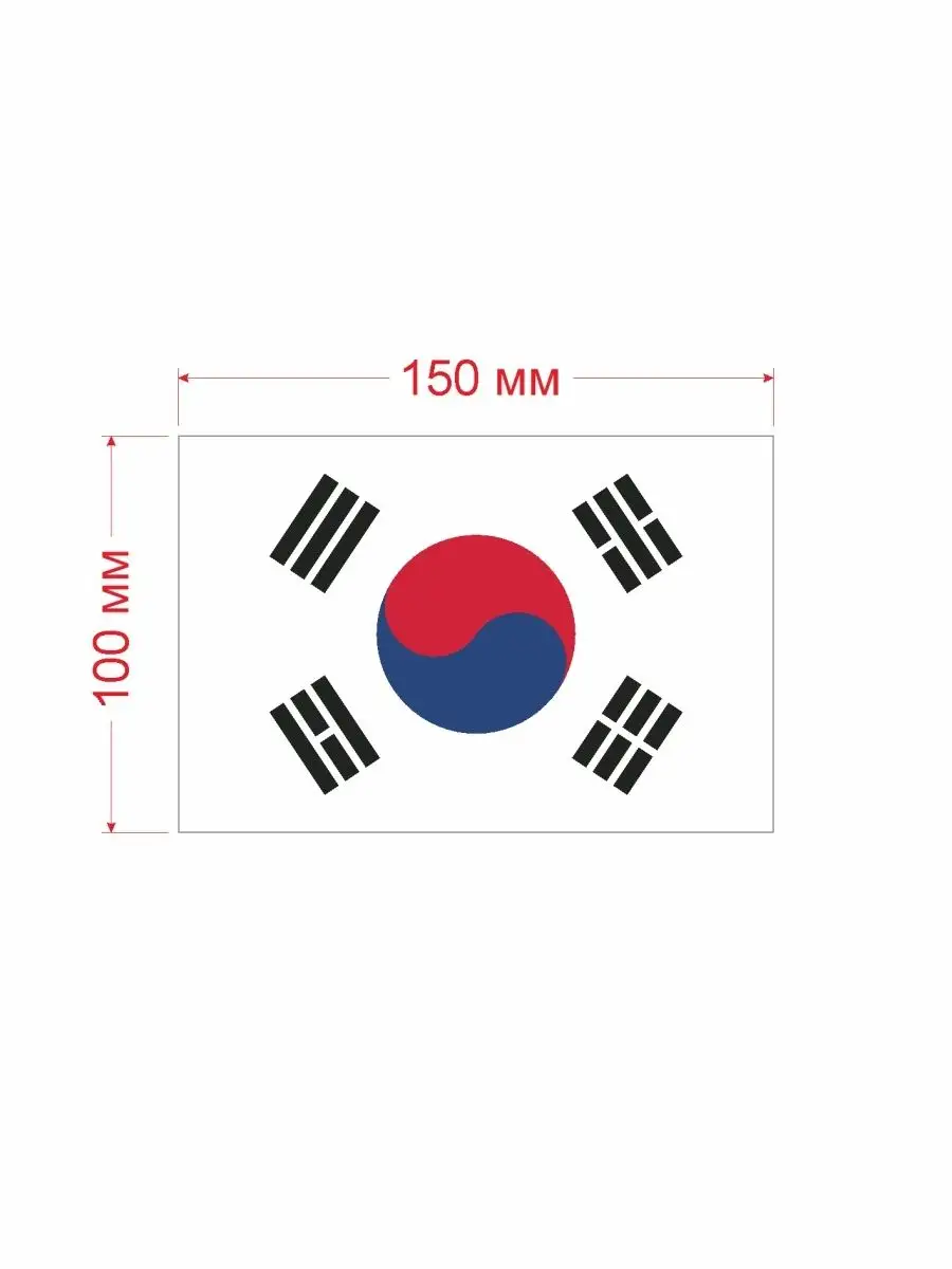Наклейки на авто флаг Южной Кореи 150мм СЕТЛАЙН 36221710 купить за 328 ₽ в  интернет-магазине Wildberries