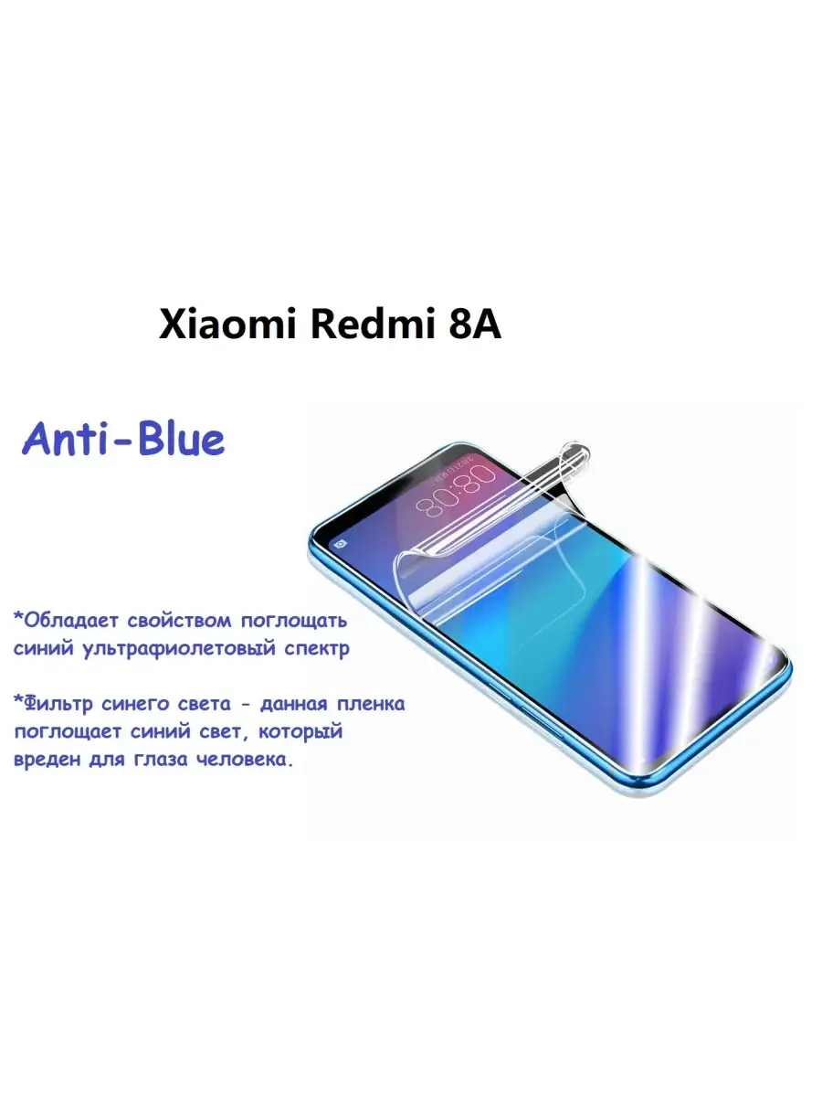 Гидрогелевая защитная пленка НА ЭКРАН для Xiaomi Redmi 8A UndyingCase  36237518 купить в интернет-магазине Wildberries