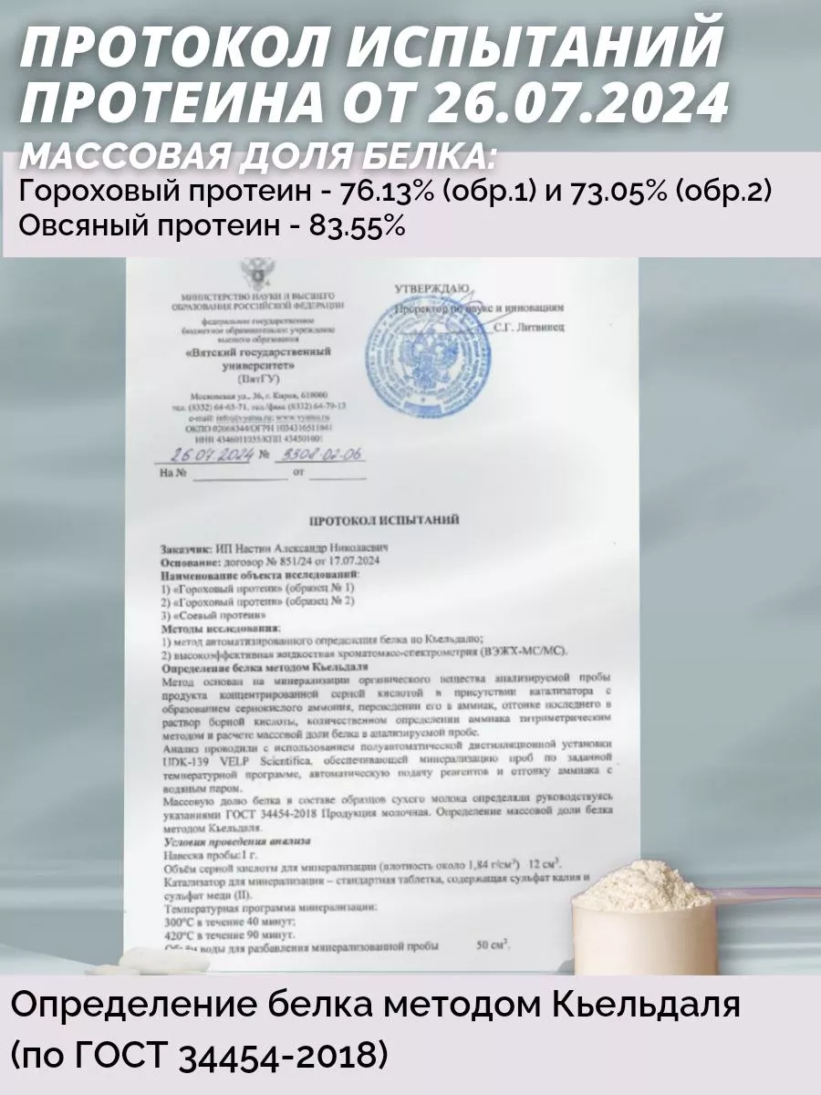 Изолят горохового белка 100 % натуральный 500 г НастинСластин 36272103  купить за 686 ₽ в интернет-магазине Wildberries