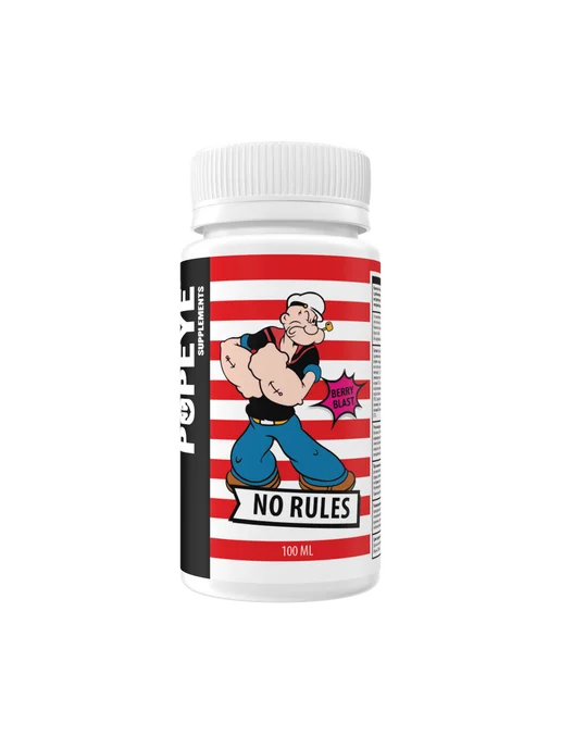 Popeye Supplements Предтренировочный комплекс Ноу рулес 12х100мл ягодный взрыв, 100 мл, фото 5