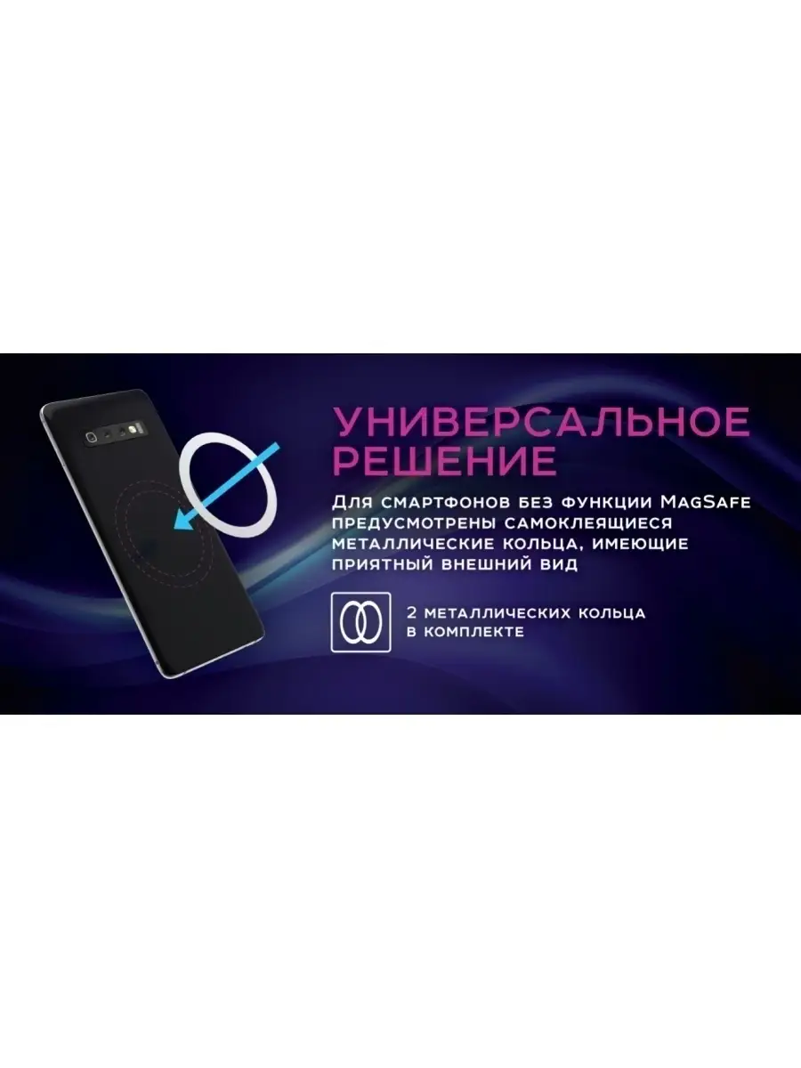 Magnet Safe QI/Магнитный автомобильный держатель для телефона/держатель  беспроводной зарядки в авто OLMIO 36285931 купить в интернет-магазине  Wildberries