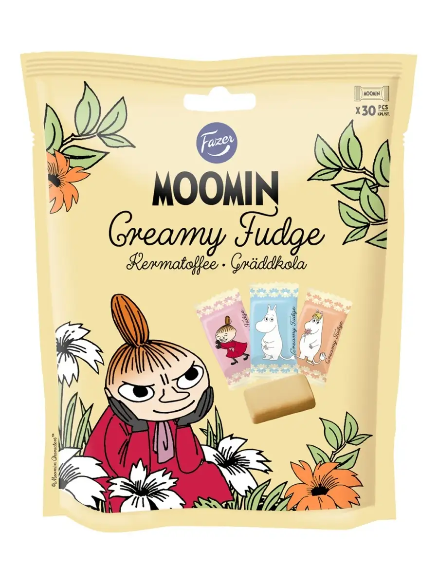 Конфеты Moomin сливочный ирис (ириски) 160г Финляндия Fazer 36291129 купить  в интернет-магазине Wildberries