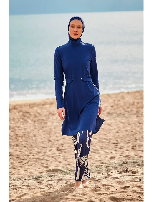 Marina Burkini Буркини мусульманский купальник, синий, фото 8