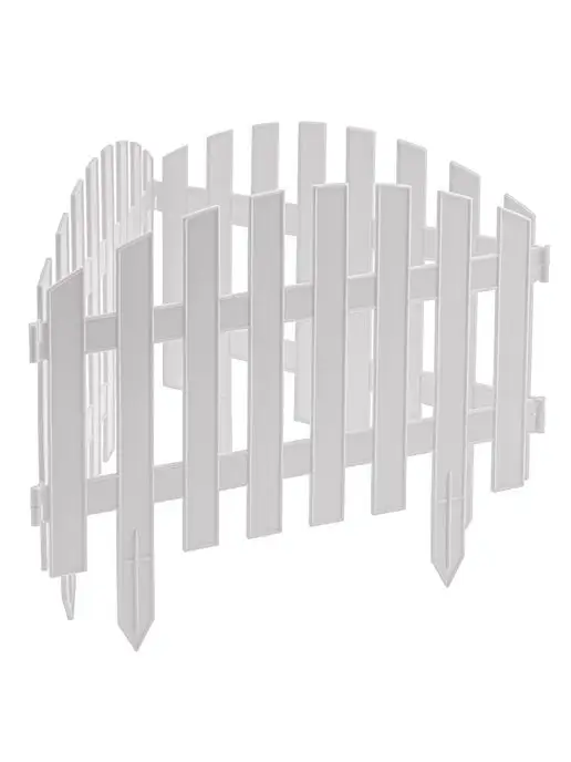 PALISAD Забор декоративный, 28 х 300 см, цвет белый, 65011, 28x300 см