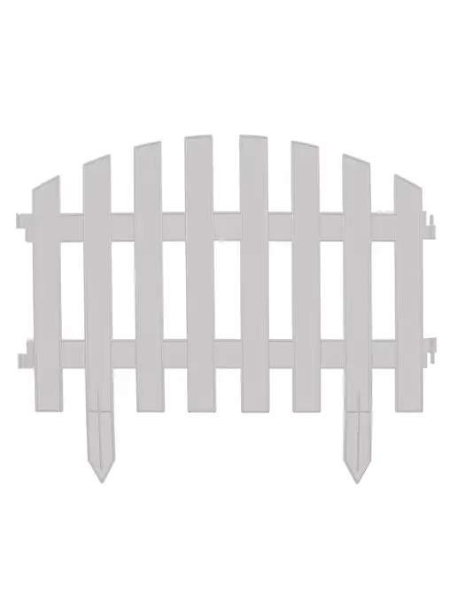 PALISAD Забор декоративный, 28 х 300 см, цвет белый, 65011, 28x300 см, фото 2