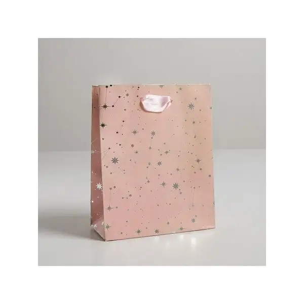 Подарочный пакет "Мой космос" S 12х15х5,5 см