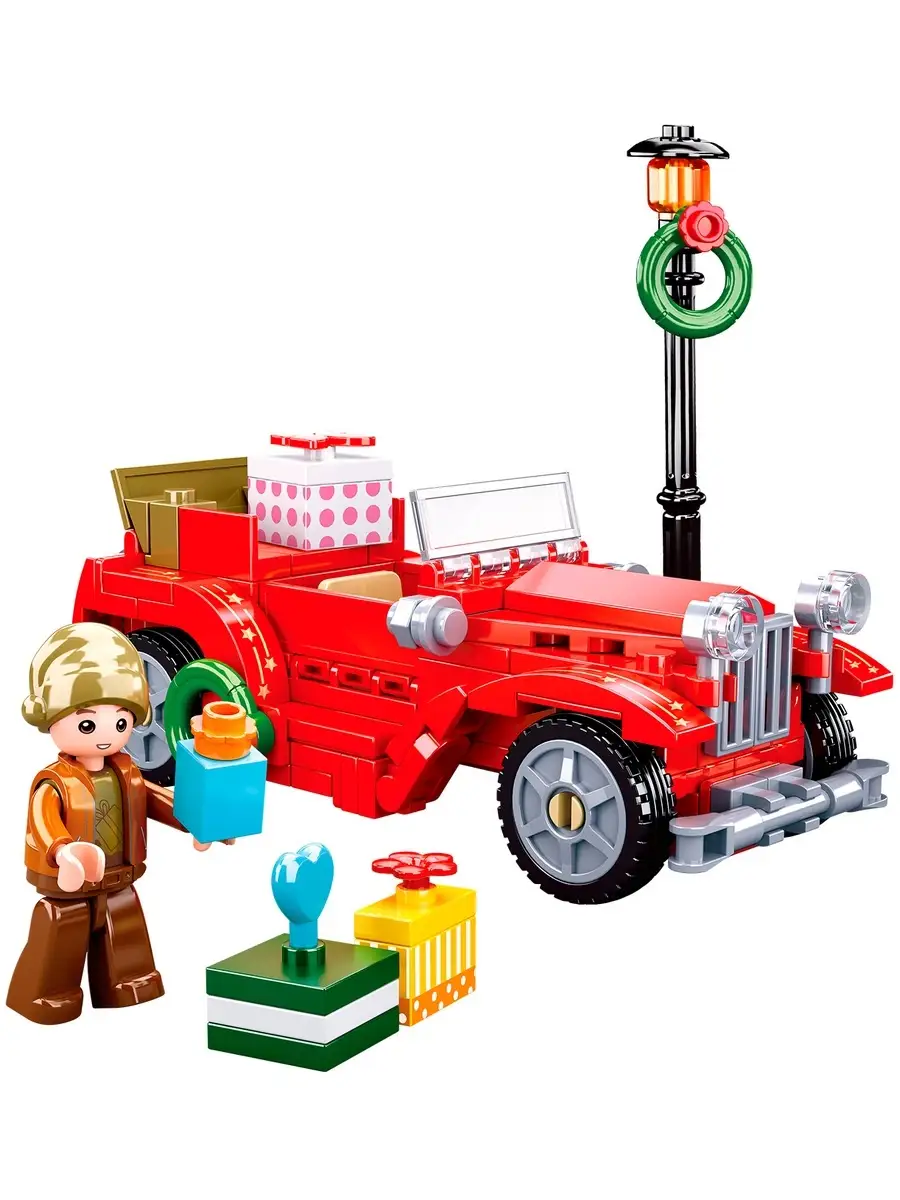 Конструктор детский блочный Город: Красная машина LEGO 36338033 купить за  372 ₽ в интернет-магазине Wildberries