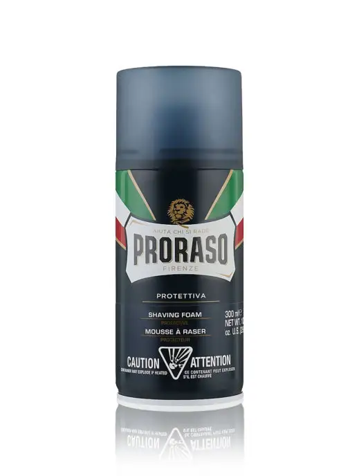 PRORASO Пена для бритья защитная с алоэ и витамином Е, 300 мл, 300 мл, фото 2