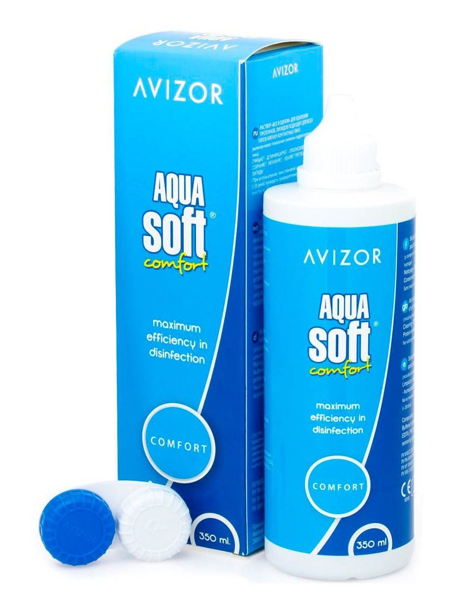 Купить раствор для линз мл. Avizor Aqua Soft Comfort 350 мл. Раствор для линз (Аквасофт) Avizor 350 мл. Aqua Soft раствор для линз 350мл. Avizor Comfort раствор для линз.