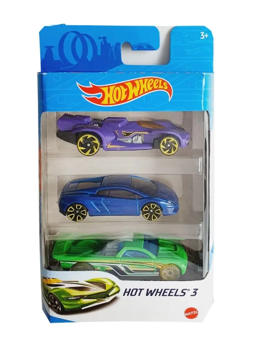 Подарочный набор машинок Hot Wheels Mattel 3 машинки Гоночная Спортивная  Болид ХотВилс коллекционная Мама Папа Я 36488965 купить в интернет-магазине  Wildberries