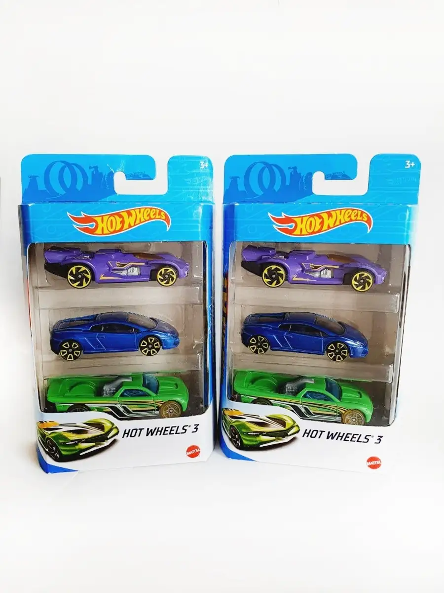 Подарочный набор машинок Hot Wheels Mattel 3 машинки Гоночная Спортивная  Болид ХотВилс коллекционная Мама Папа Я 36488965 купить в интернет-магазине  Wildberries