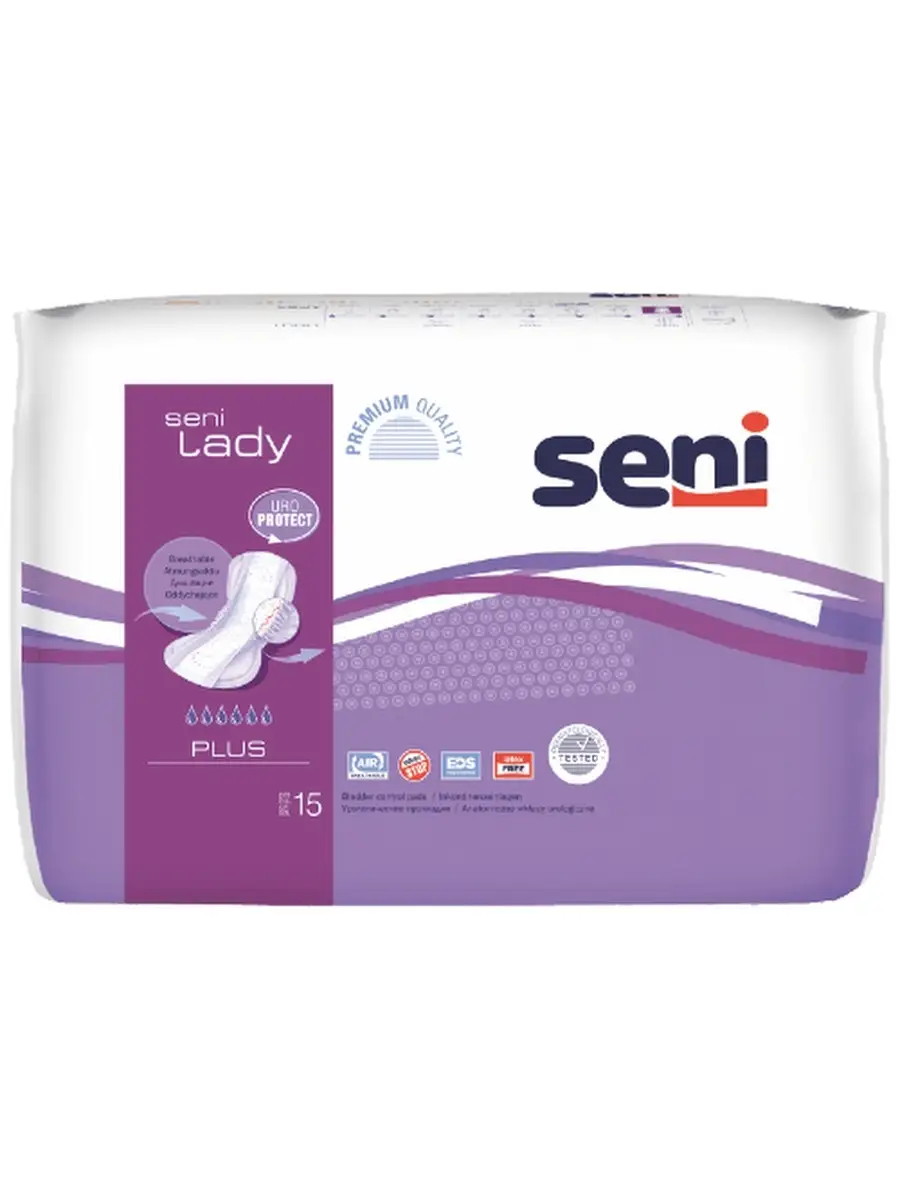 Seni Lady Plus Прокладки урологические Сени Леди плюс Seni 36515272 купить  в интернет-магазине Wildberries