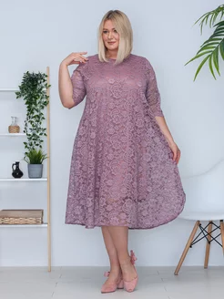 Платье кружевное Lady Di 36552089 купить за 2 493 ₽ в интернет-магазине Wildberries