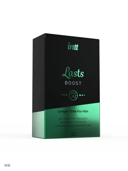 Intt Cosmetics Интимный гель для продления эрекции для него, Lasts, 15 мл, 15 мл, фото 6