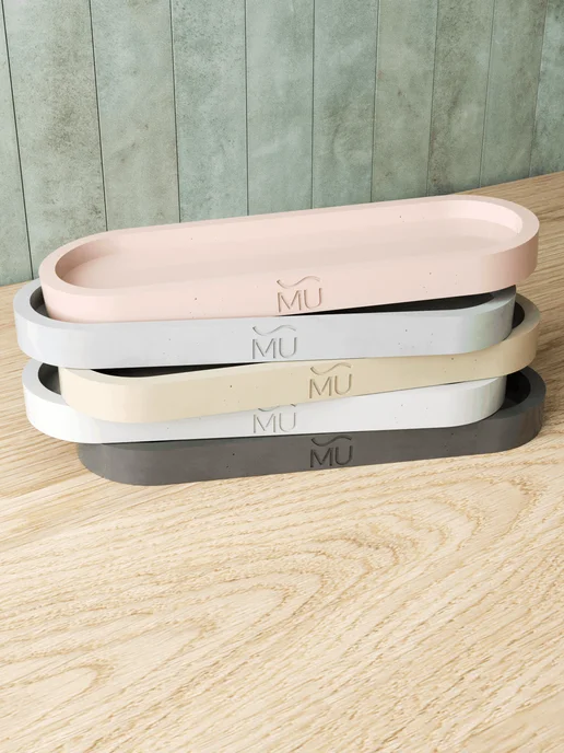 MUSKO Поднос, подставка для ванной Lora S, 20x10 см, глянец, 30x10 см, фото 4