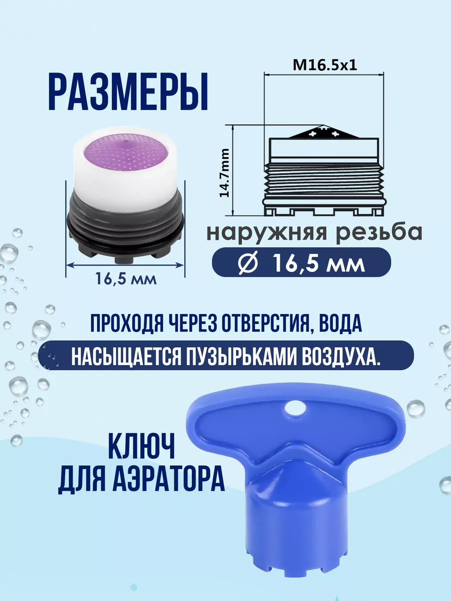 Аэратор + ключ (совместим с GROHE, IKEA) 4-Home 36592593 купить за 355 ₽ в  интернет-магазине Wildberries