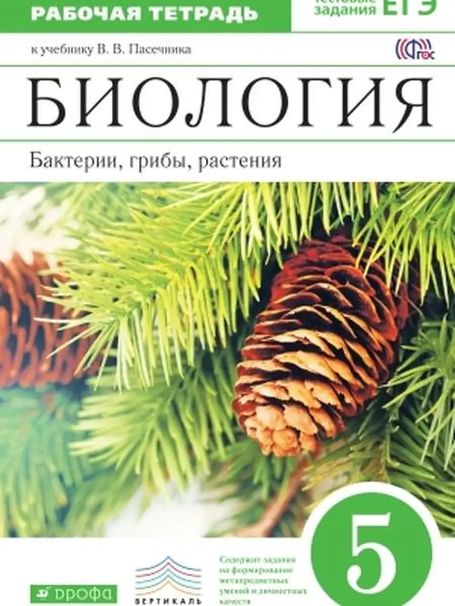 Пасечник Биология Бактерии, грибы 5кл ДРОФА 36691294 купить в  интернет-магазине Wildberries