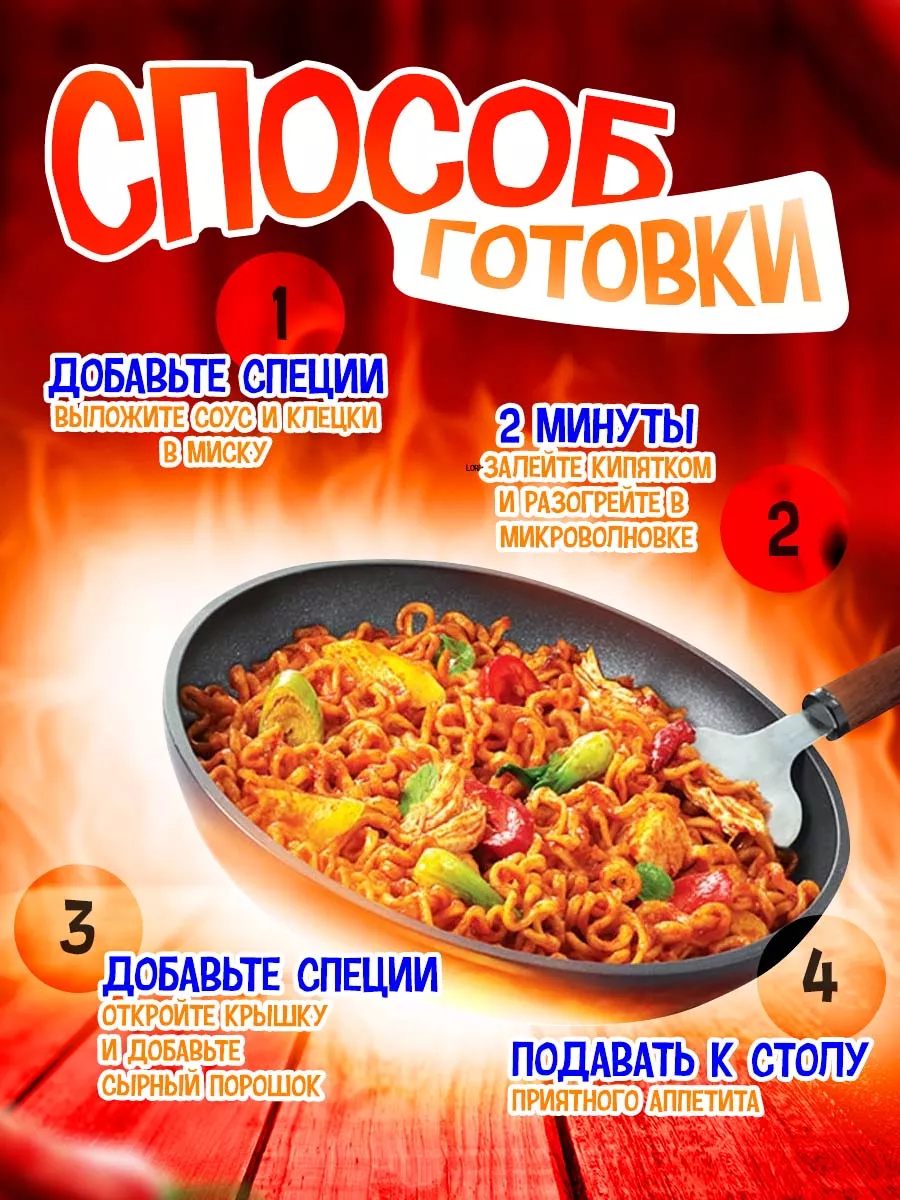 Острые рисовые клецки Topokki - со вкусом курицы, 185 г SamYang 36739423  купить в интернет-магазине Wildberries