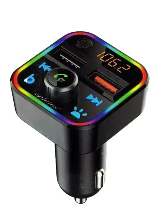 Eplutus Трансмиттер ФМ модулятор Bluetooth, черный, фото 5