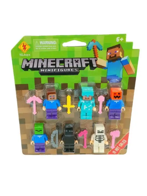 LEGO Minecraft Minecraft фигурки 24 штуки, вариант, фото 2