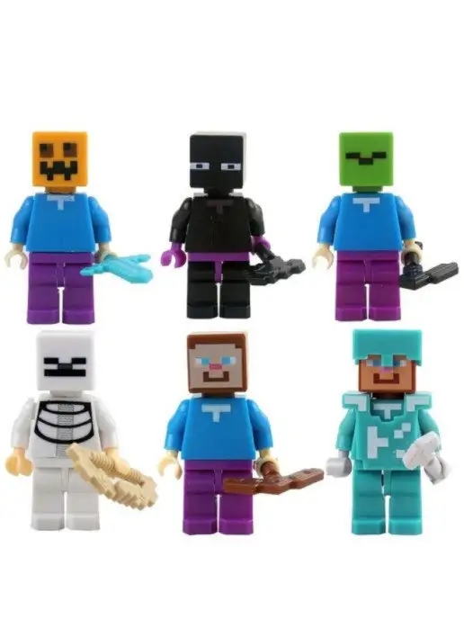 LEGO Minecraft Minecraft фигурки 24 штуки, вариант, фото 4
