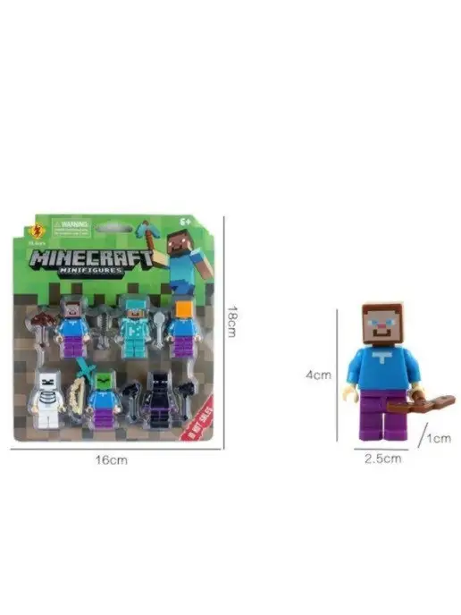 LEGO Minecraft Minecraft фигурки 24 штуки, вариант, фото 6