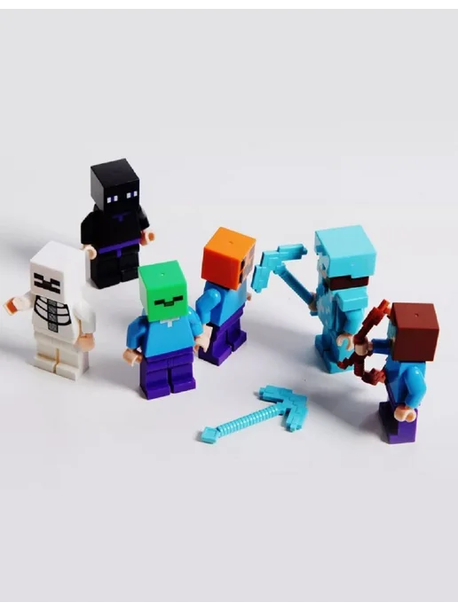 LEGO Minecraft Minecraft фигурки 24 штуки, вариант, фото 7