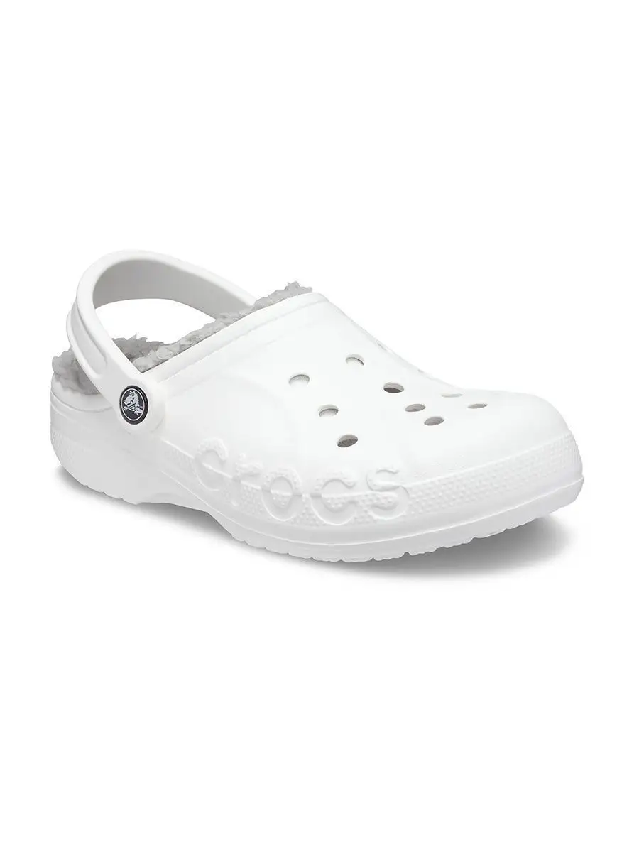 Crocs deals white lined