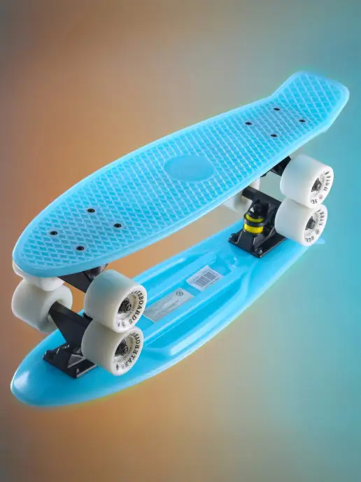 Fish Skateboards Скейтборд, голубой