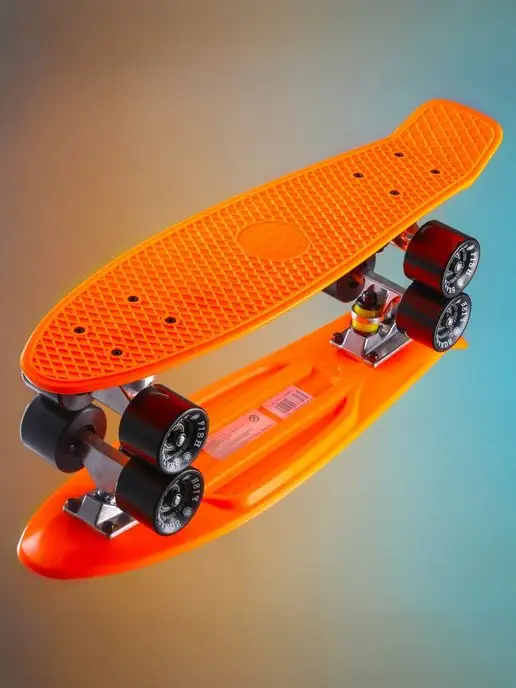 Fish Skateboards Пенни Борд 22" 56 см LED, черный, фото 2
